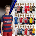A suit of New 2016 Football Soccer Kids Jersey & Short Logo print High quality Unisex